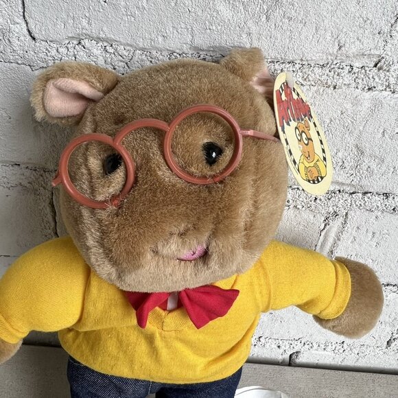 Vintage Arthur 12" Plush 2000 Marc Brown Nancy Sales Co Stuffed Animal New w Tag - Picture 2 of 9